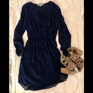 Navy Blue Summer Dress